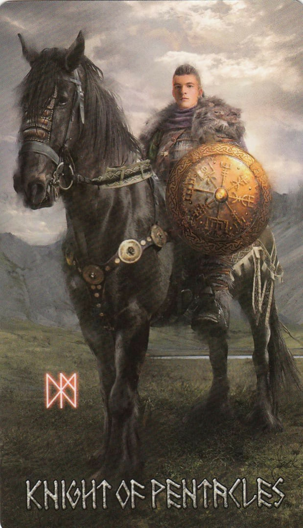 Knight of Pentacles — Runic Tarot