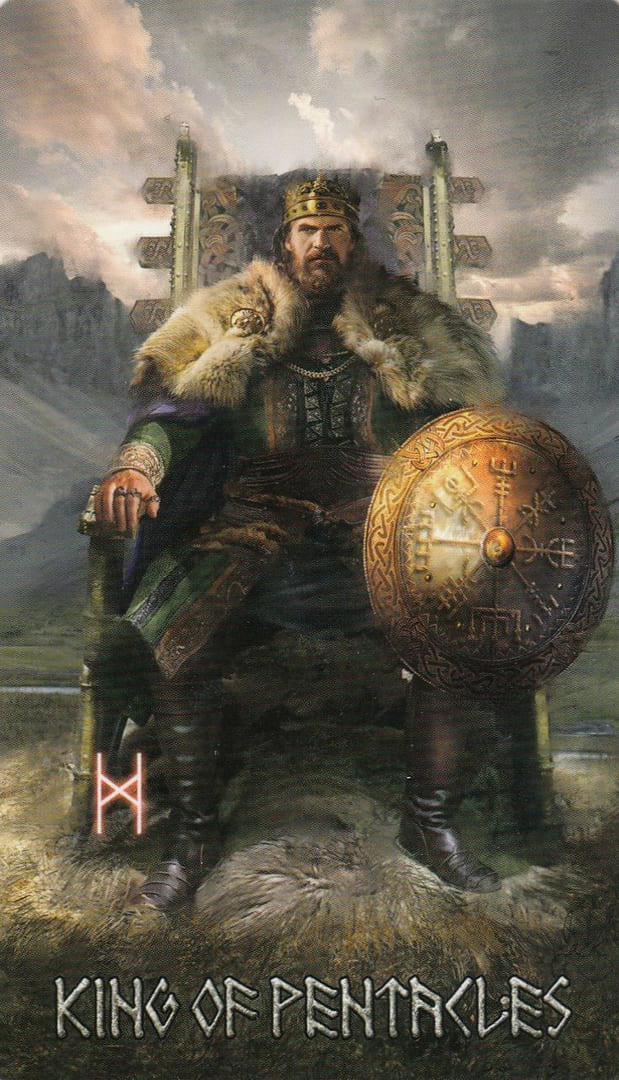 King of Pentacles — Runic Tarot