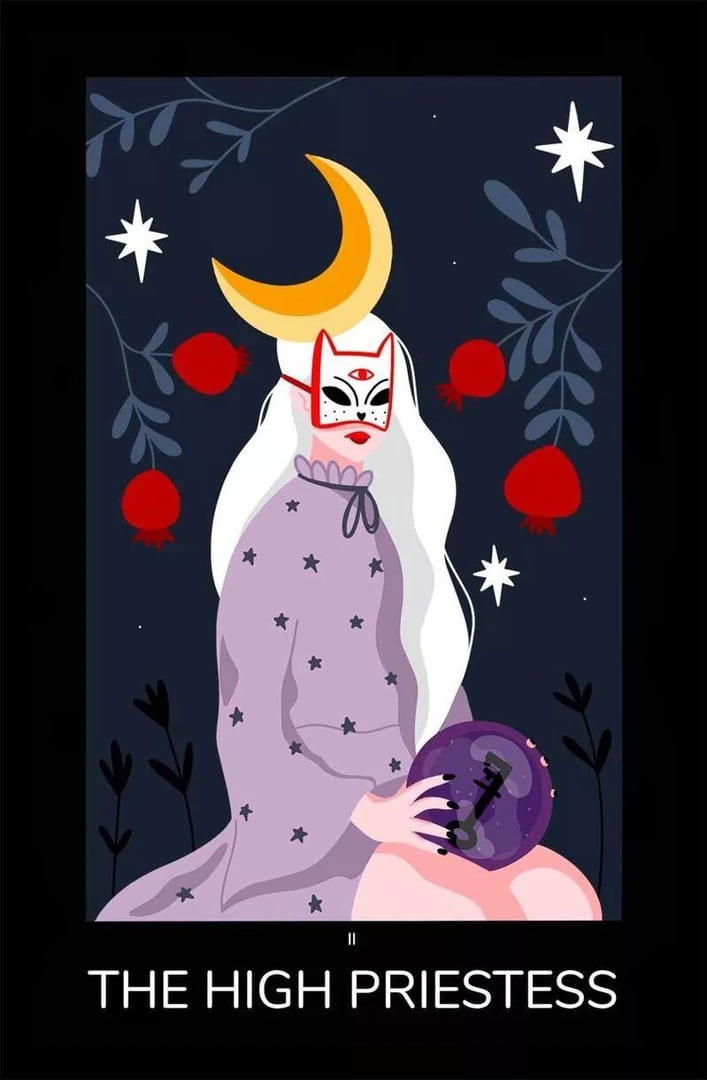 The High Priestess — Sabotage Tarot