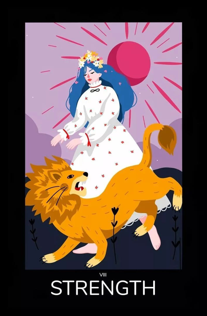 Strength — Sabotage Tarot