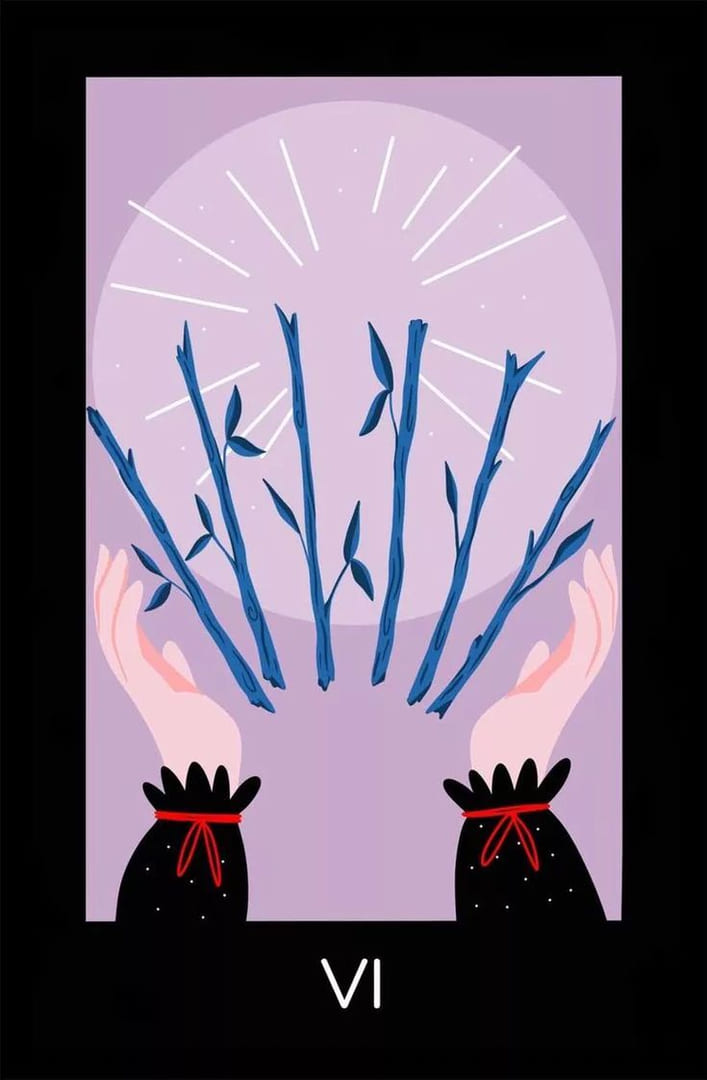 Six of Wands — Sabotage Tarot