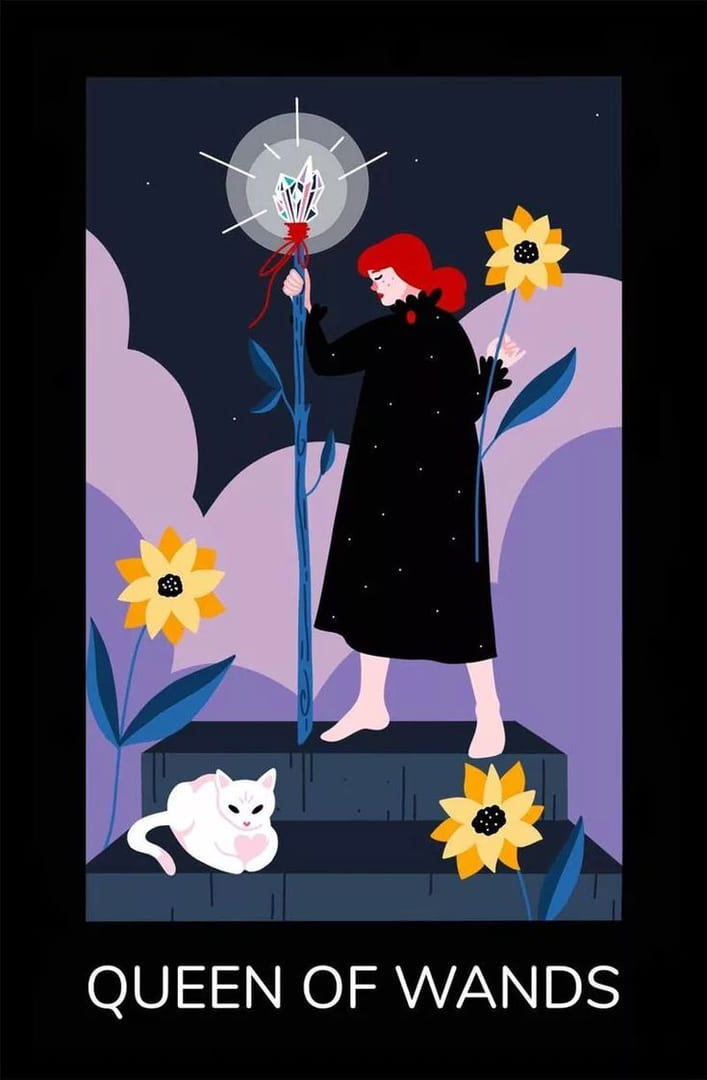 Queen of Wands — Sabotage Tarot
