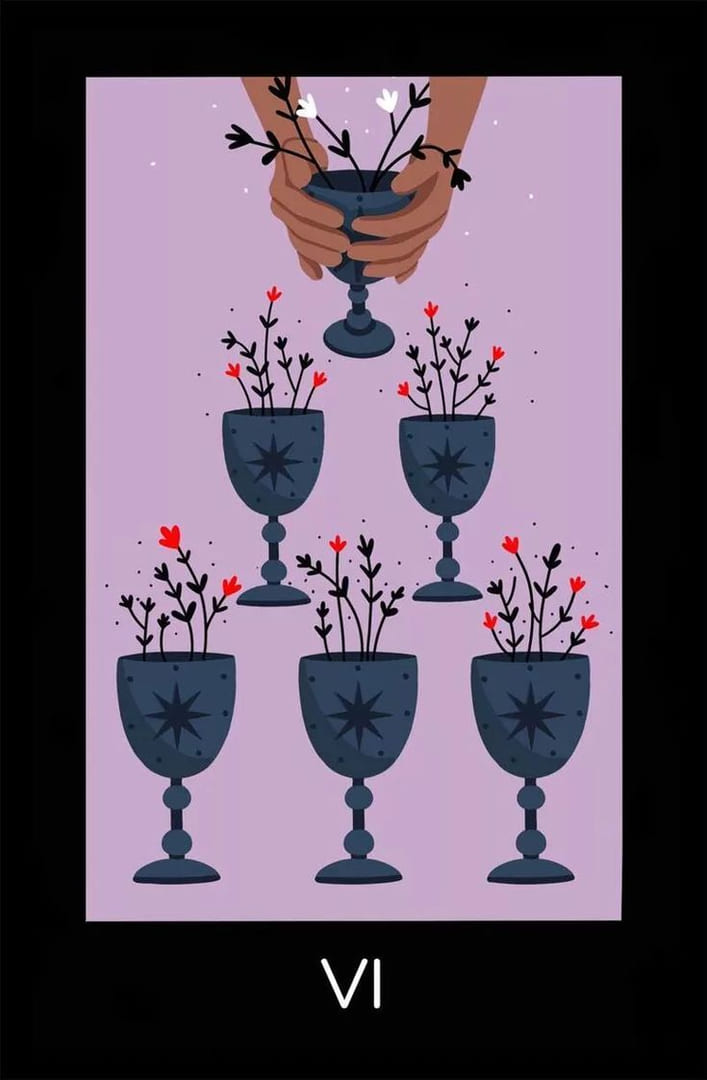 Six of Cups — Sabotage Tarot