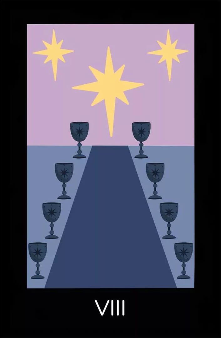 Ocho de Copas — Sabotage Tarot