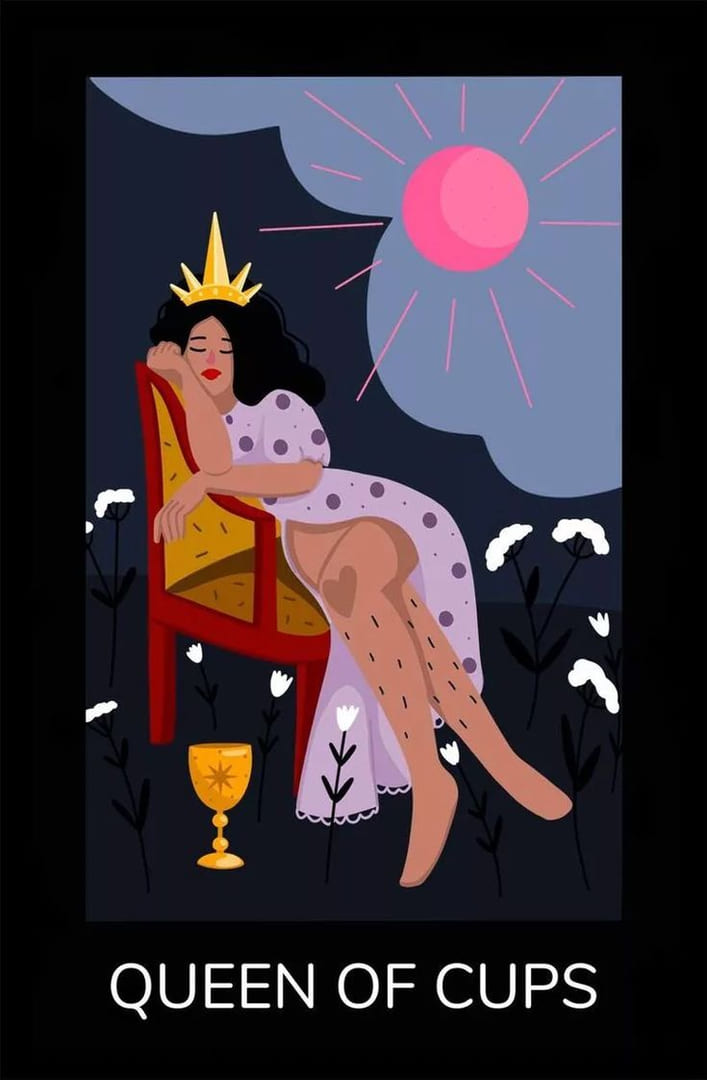 Queen of Cups — Sabotage Tarot