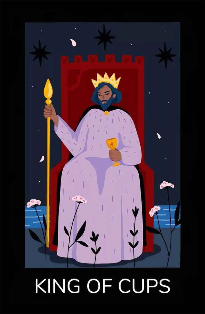 King of Cups — Sabotage Tarot