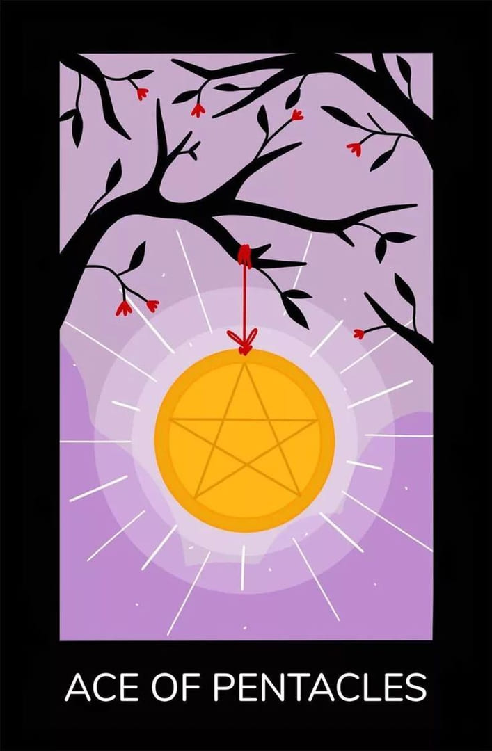 Ace of Pentacles — Sabotage Tarot