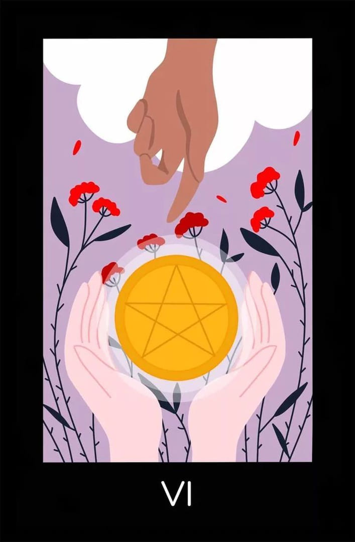 Six of Pentacles — Sabotage Tarot