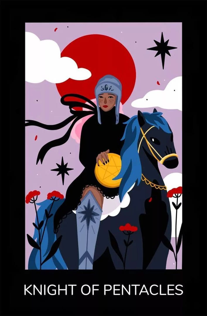 Knight of Pentacles — Sabotage Tarot