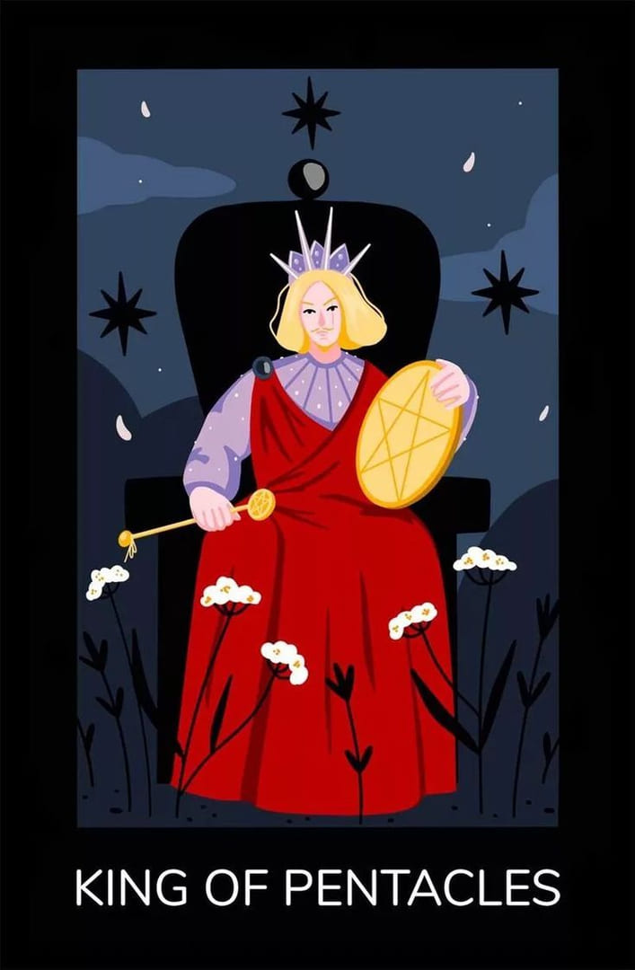 King of Pentacles — Sabotage Tarot