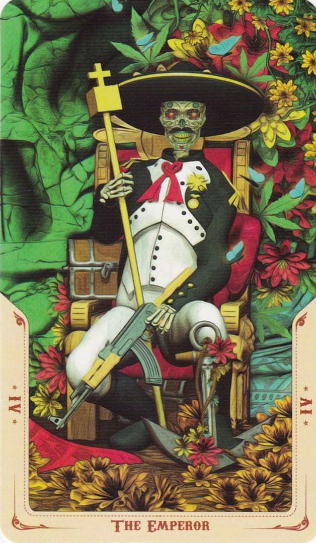 The Emperor — Santa Muerte Tarot Card Meanings
