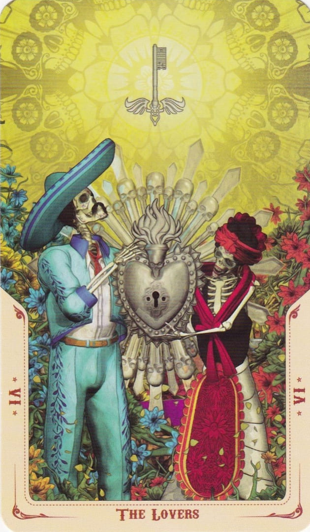 The Lovers — Santa Muerte Tarot Card Meanings