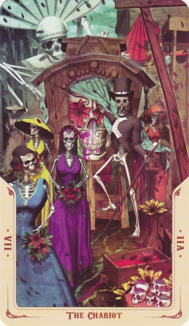 The Chariot — Santa Muerte Tarot Card Meanings