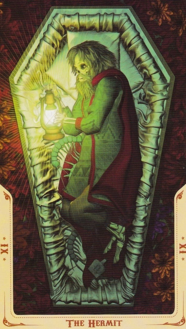 The Hermit — Santa Muerte Tarot Card Meanings