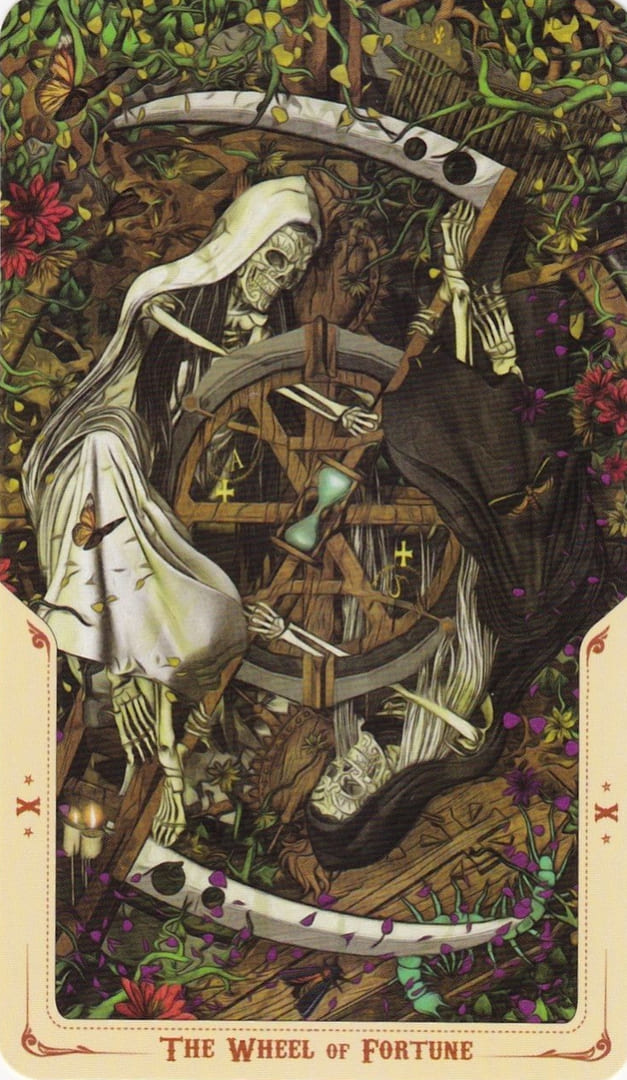 Wheel of Fortune — Santa Muerte Tarot Card Meanings