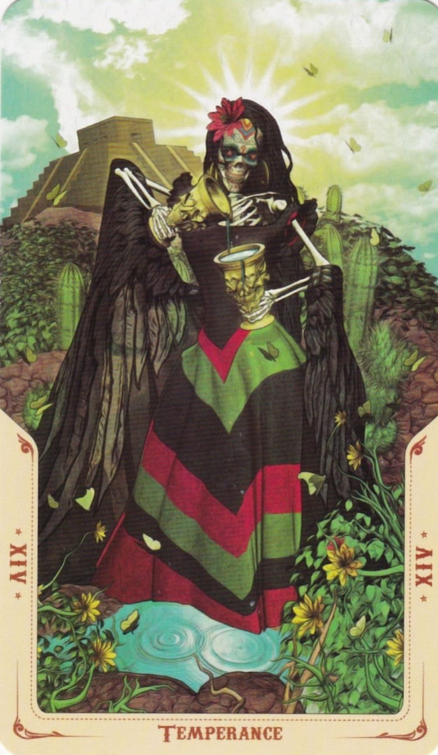 Temperance — Santa Muerte Tarot Card Meanings