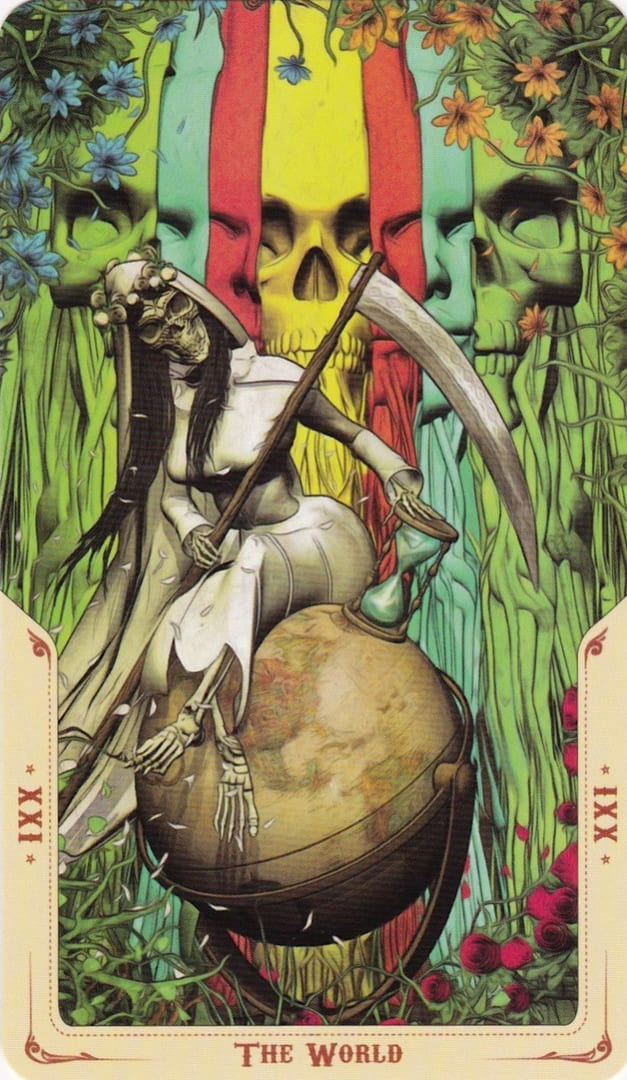 The World — Santa Muerte Tarot Card Meanings