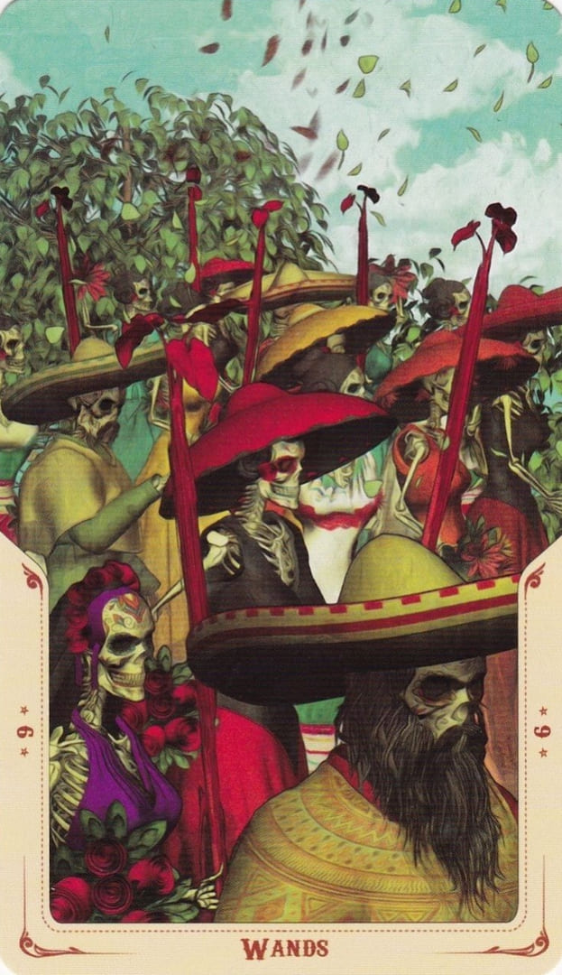 Six of Wands — Santa Muerte Tarot Card Meanings