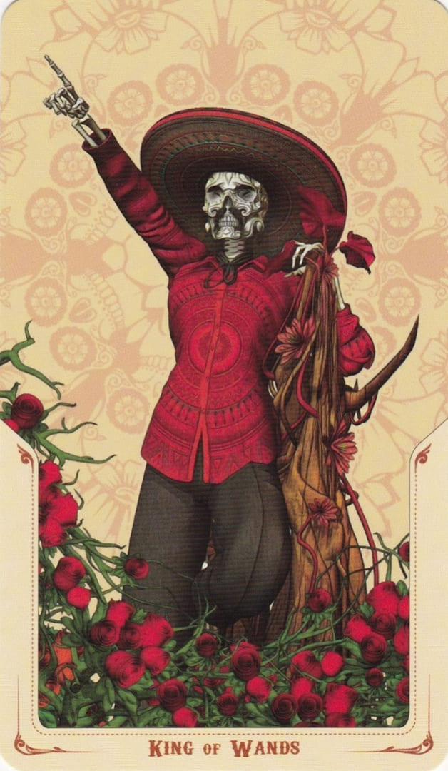 King of Wands — Santa Muerte Tarot Card Meanings
