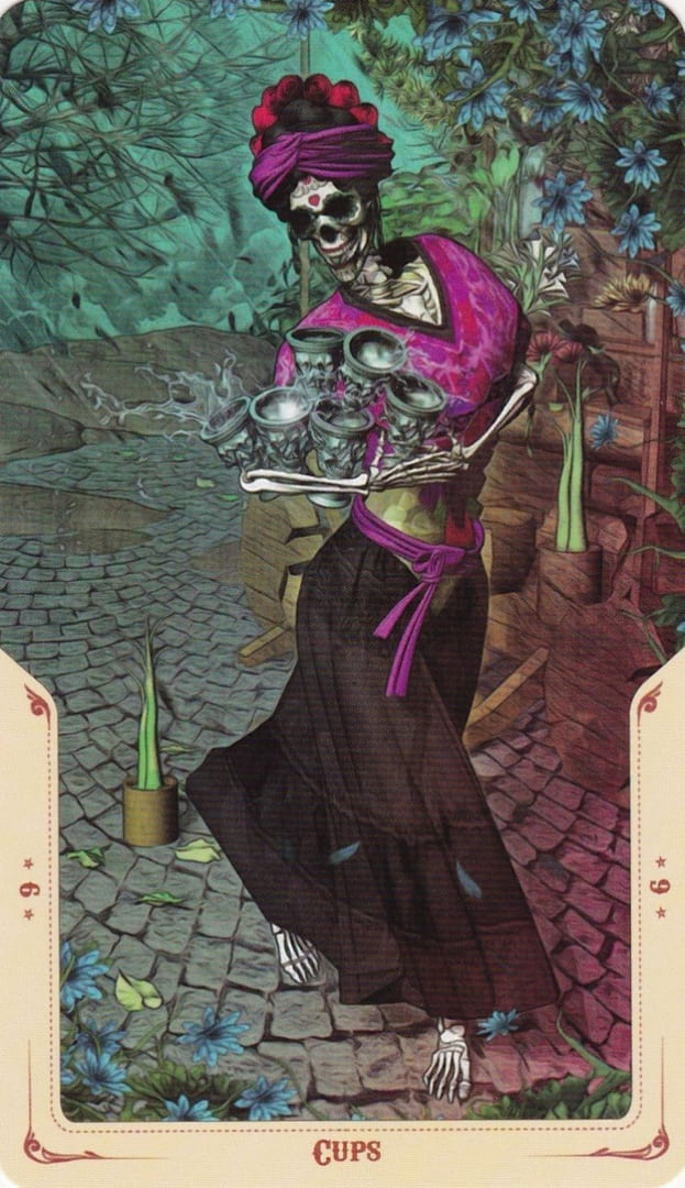 Six of Cups — Santa Muerte Tarot Card Meanings
