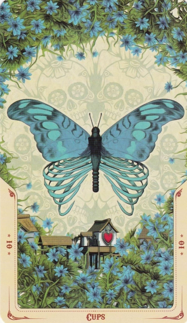 Ten of Cups — Santa Muerte Tarot Card Meanings