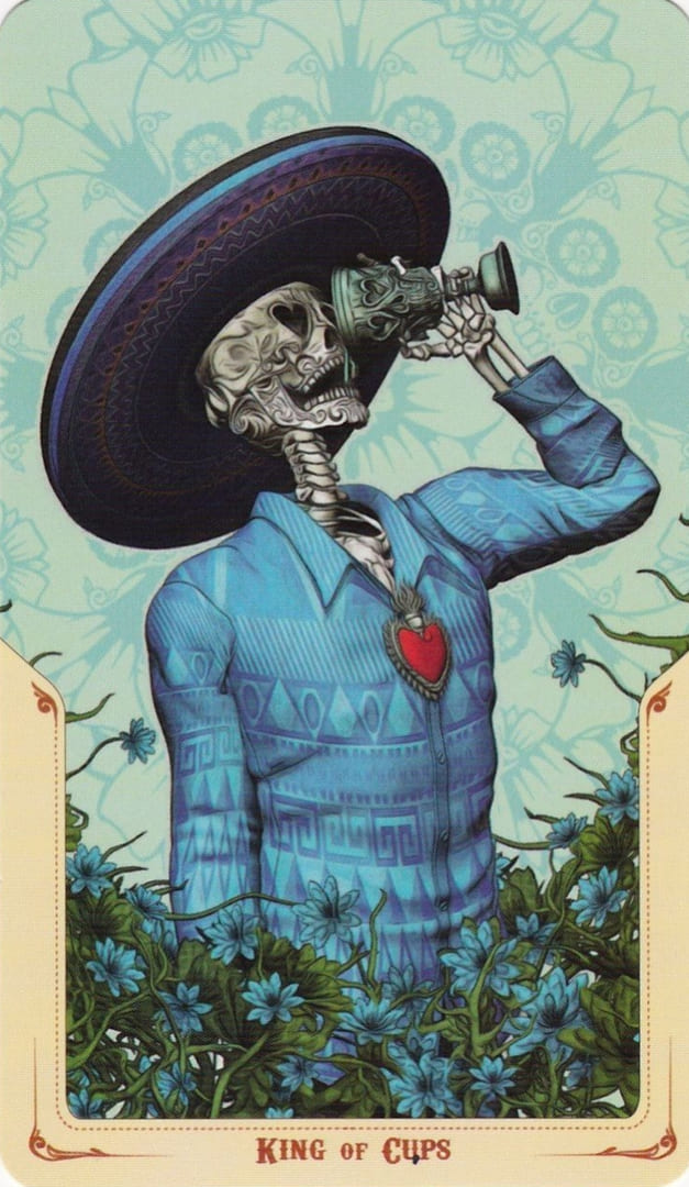 King of Cups — Santa Muerte Tarot Card Meanings