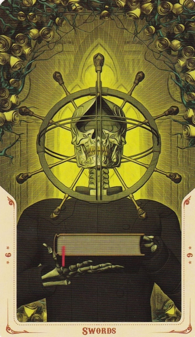Nine of Swords — Santa Muerte Tarot Card Meanings