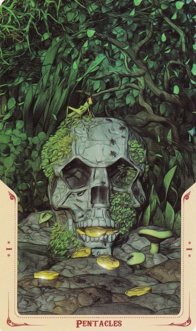 Ace of Pentacles — Santa Muerte Tarot Card Meanings