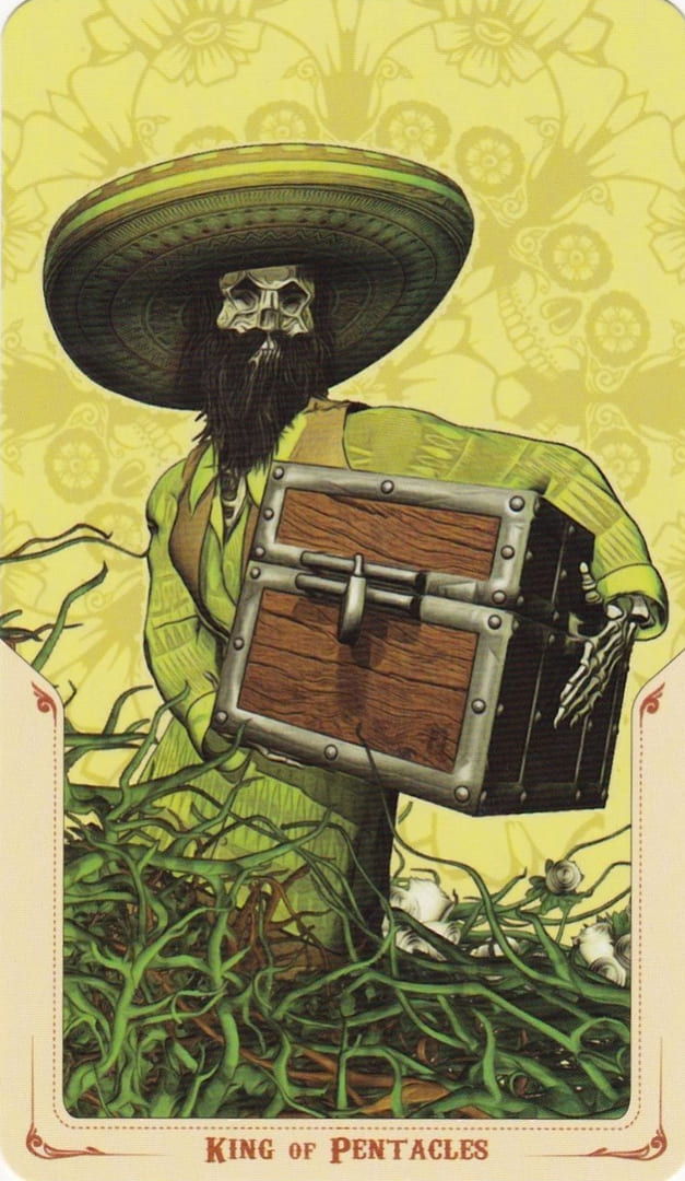 King of Pentacles — Santa Muerte Tarot Card Meanings