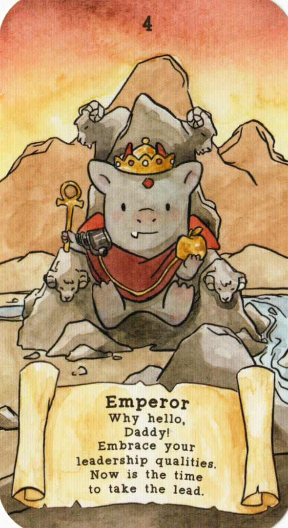 The Emperor — Sassy Dragons Tarot