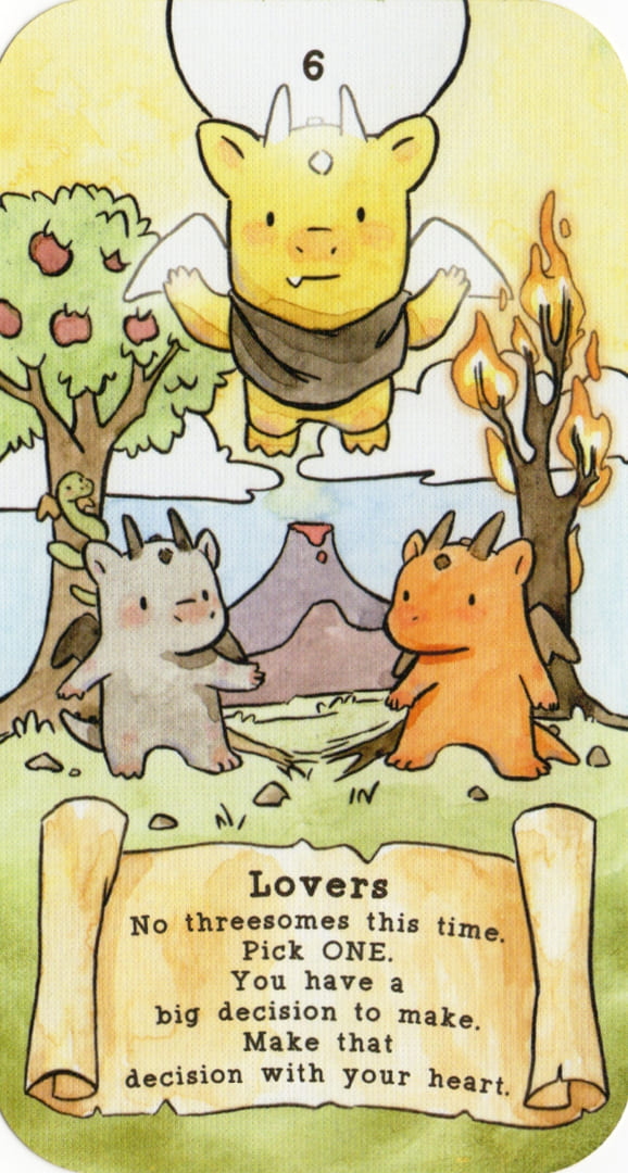 The Lovers — Sassy Dragons Tarot