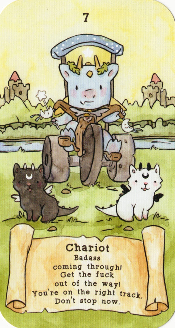 The Chariot — Sassy Dragons Tarot