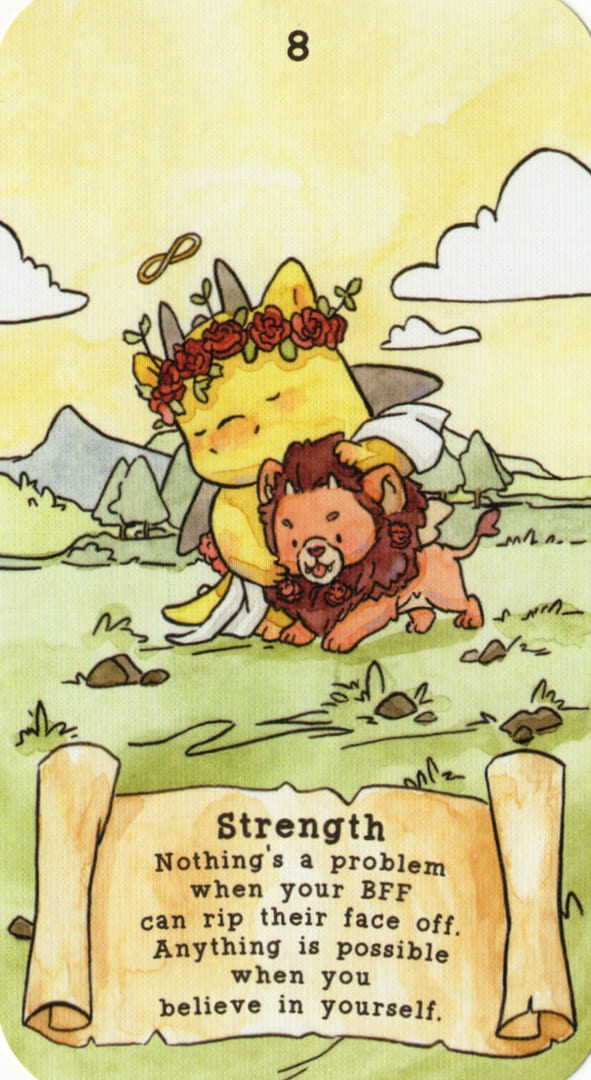 Strength — Sassy Dragons Tarot