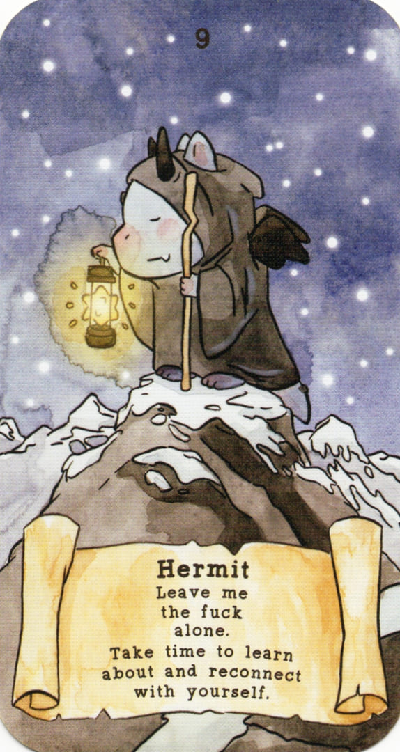 The Hermit — Sassy Dragons Tarot