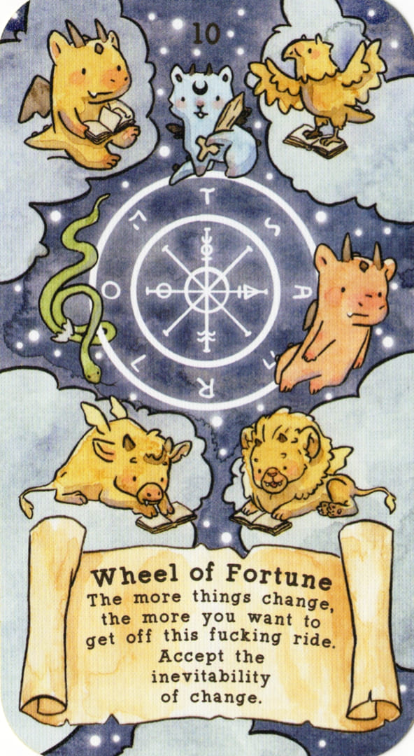 Wheel of Fortune — Sassy Dragons Tarot