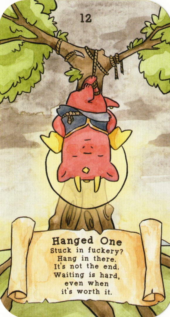 The Hanged Man — Sassy Dragons Tarot