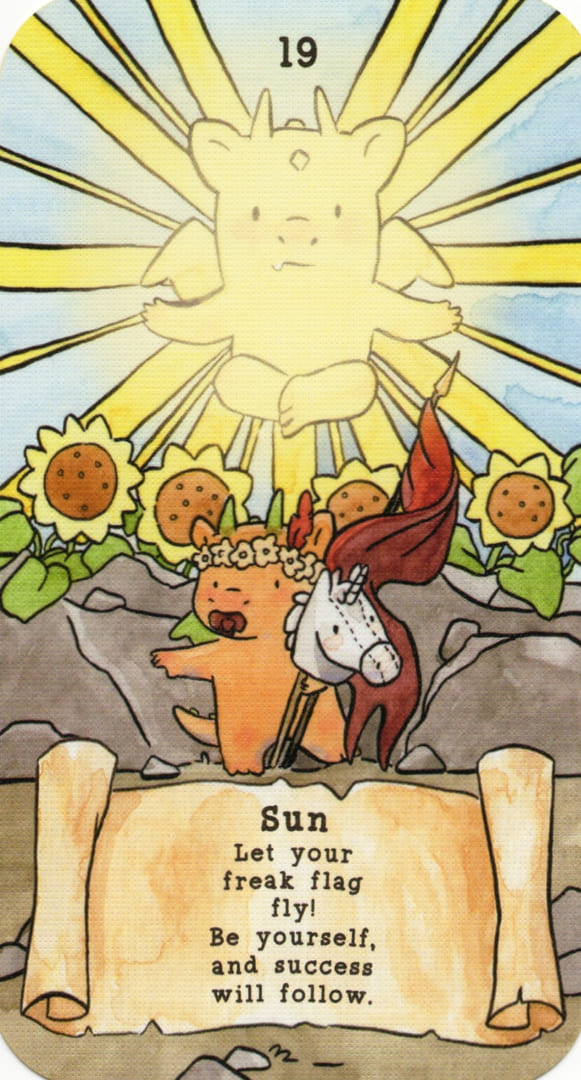The Sun — Sassy Dragons Tarot