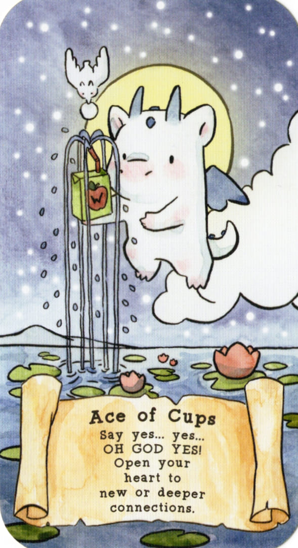 Ace of Cups — Sassy Dragons Tarot
