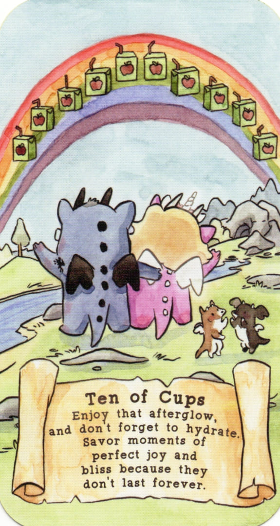 Ten of Cups — Sassy Dragons Tarot