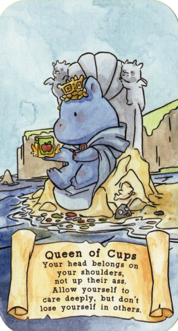 Queen of Cups — Sassy Dragons Tarot