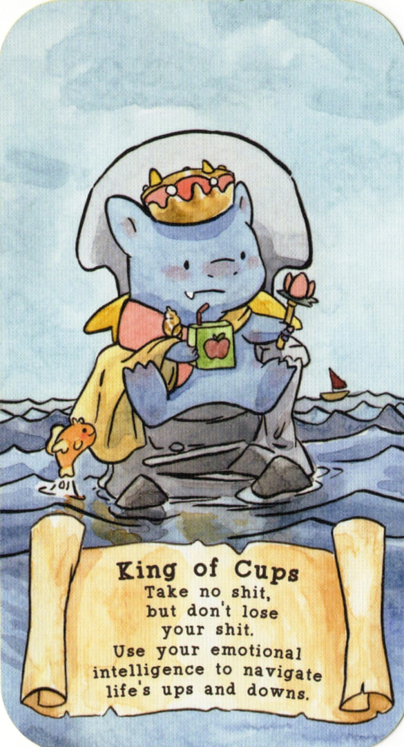 King of Cups — Sassy Dragons Tarot