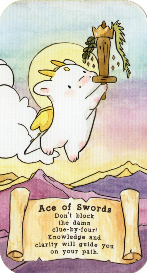 Ace of Swords — Sassy Dragons Tarot