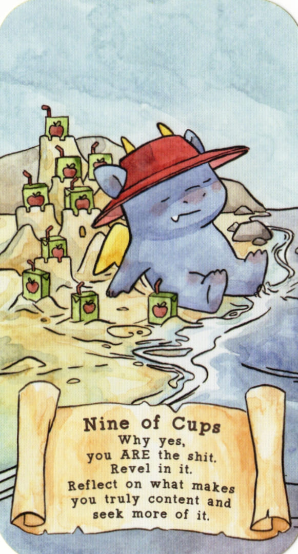 Seven of Pentacles — Sassy Dragons Tarot