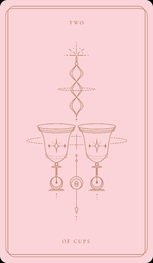 Two of Cups — Soul Cards Tarot