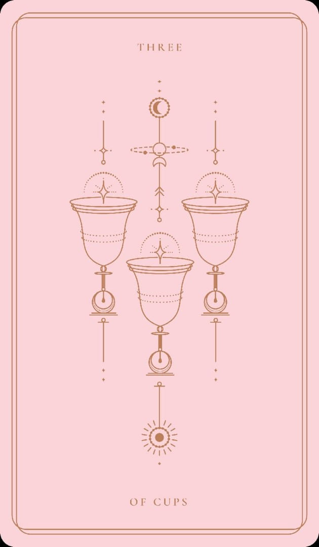 Three of Cups — Soul Cards Tarot