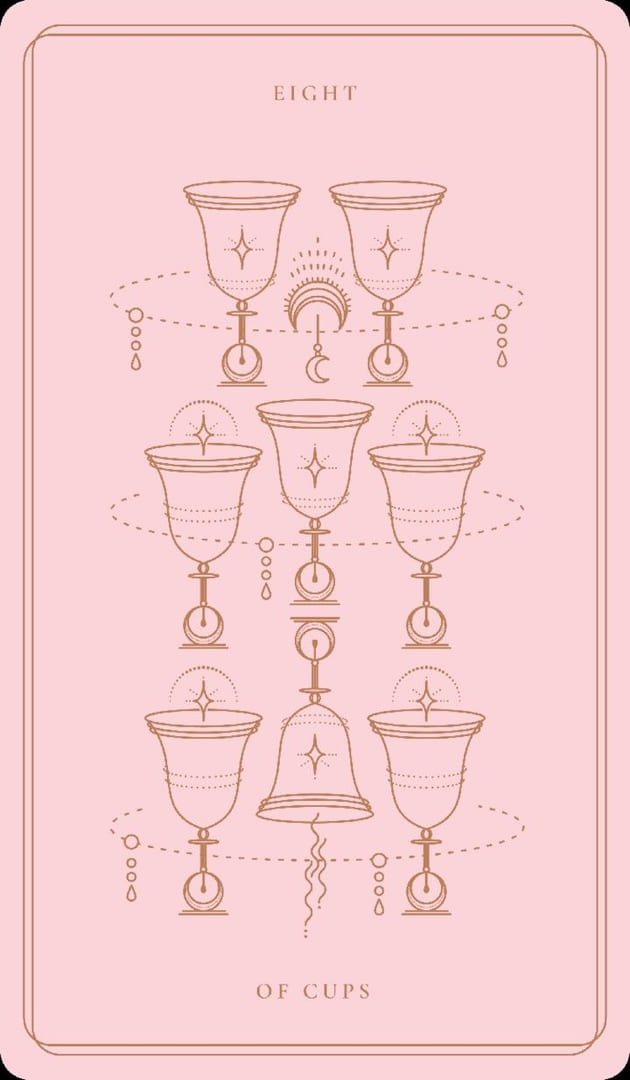 Ocho de Copas — Soul Cards Tarot