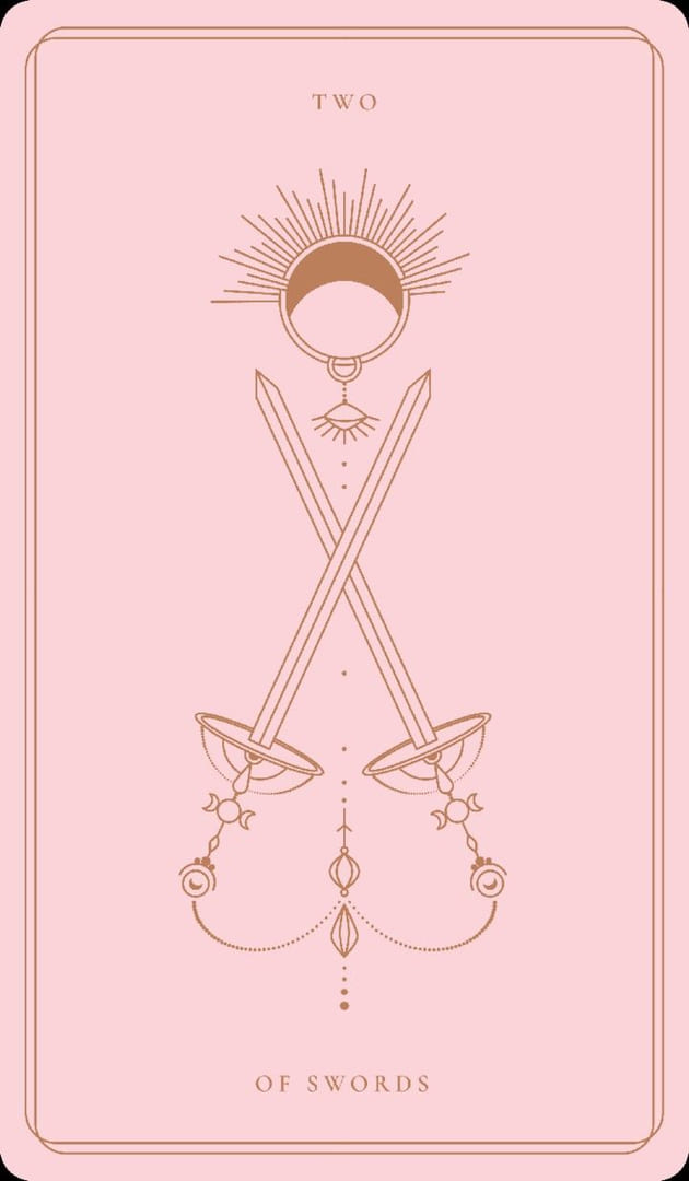 Dos de Espadas — Soul Cards Tarot