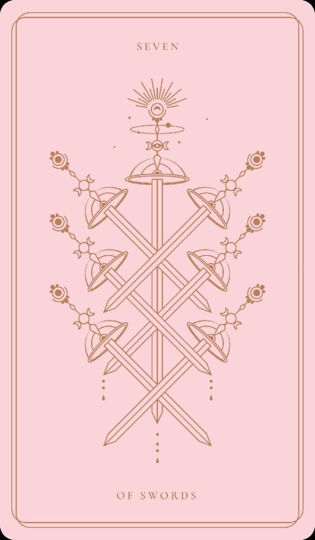 Siete de Espadas — Soul Cards Tarot
