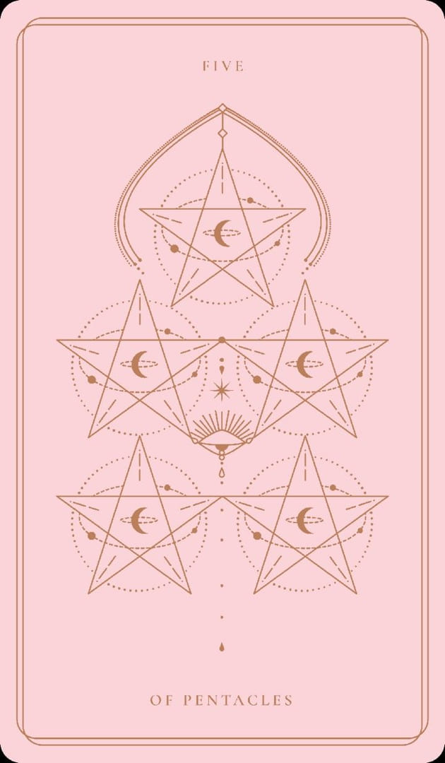 Cinco de Oros — Soul Cards Tarot