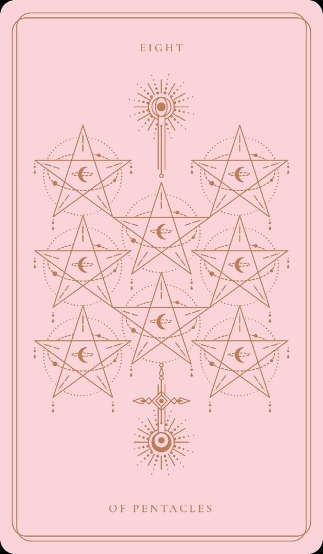 Ocho de Oros — Soul Cards Tarot